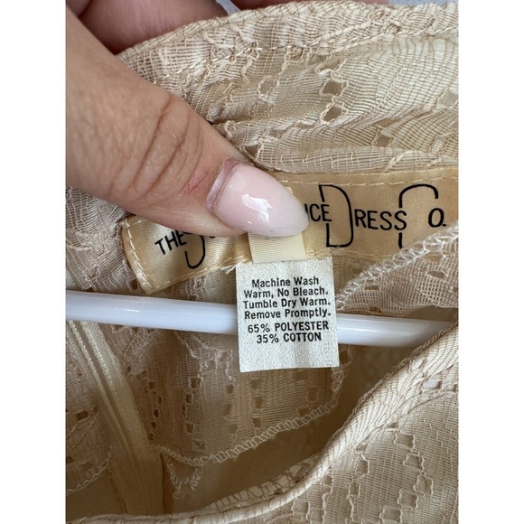 VTG 80's Western Cowgirl Rodeo Square Dance‎ Tiered Eyelet Dress Sz Small NWT - Picture 7 of 16